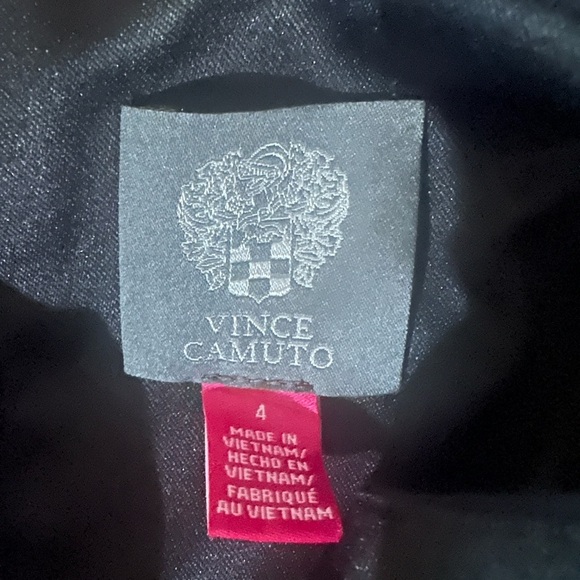 VINCE CAMUTO Black Sheath Off Shoulder Dress, NWT - Picture 3 of 4